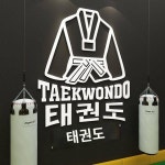 태권도 문화벽에 무술복싱장 체육관 벽장식 스티커 도관 리지 아크릴 그림