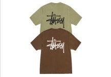 스투시 STUSSY 스투시 베이직 피그먼트 다이드 티셔츠 코랄 2024