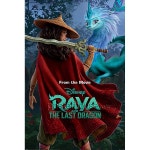 MAXI Poster 포스터 61x91 - 라야와 마지막 드래곤 Raya and the Last Dragon Warrior in Wild 액자형판넬