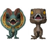 funko pop 쥬라기 월드 공룡 액션 피규어 소년용 선물 549 벨로키랍토르 550 딜로포사우루스 인도