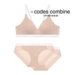 코데즈컴바인이너웨어 코데즈컴바인 CODES COMBINE 선물포장노와이어브라1 팬티2세트 CCWBRBP351LPK2 463445