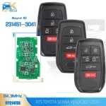 툰드라 타코마 도요타 314 3MHz 벤자 231451-3041 키 원격 포브 스마트 HYQ14FBX