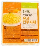 풀무원 유자 단무지채 꼬들 단무지 간편 국내산 식당 반찬 1kg
