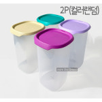 타파웨어 타파웨어 타파웨어 타파웨어 원터치 프레시 슬림1 25L 1P 컬러랜덤 원터치용기 반찬통 타파통