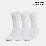 언더아머 언더아머 언더아머 스포츠 유니섹스 UA 트레이닝 코튼 크루 삭스 3켤레 1386311-100