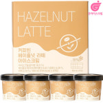 커피빈 헤이즐넛 라떼 아이스크림 4개