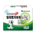 와우 일자형 소형 기저귀 강아지 애견 매너벨트 100매 리필용