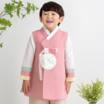 가온한복 남아용 남단미삼색동 한복세트 혼합색상 03호 AM221