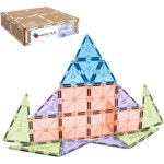 MAGNA-TILES 컬러 샵 파스텔 20피스 마그네틱 건설 세트 오리지널 빌딩