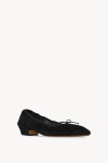 더로우 더로우 아와르 힐드 발레리나 스웨이드 F1538L22BLK