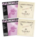 Thomastik -Infeld Spirocore 텅스텐 Larsen 첼로 세트 - 스트링 4 4 풀 라센 A D 스피로코어 와운드 G C 솔로 865278