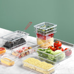 PC 밧드 바트 피시 받드 식당 투명 반찬통 보관용 용기 받드 PC밧드 2호 1 9 1 3 PC 밧드 하부만 8호