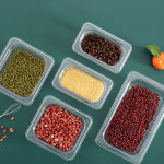 PC 밧드 바트 피시 받드 식당 투명 반찬통 보관용 용기 받드 PC밧드 2호 1 9 1 3 PC 밧드 하부만 8호