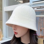 여성스타일겨울 골지 니트 5컬러 여자 벙거지 버킷햇 모자wxy225