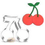 과일 체리 금속 쿠키 커터 조리기구 베이킹 비스킷 케이크 장식 2 cherry 2