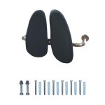 올시즌 장애인화장실 튼튼한 양변기 등받이 피스 고정형 박물관 지지대 중학교 노약자