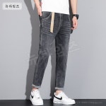 데님 팬츠 남자 여름 슬림 9부 팬츠 뉴타임즈 806 B826R875 33