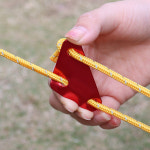 스토퍼 텐트 타프 줄고정 캠핑 삼각 로프스토퍼 캠핑