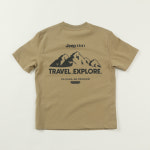 지프 등판 산프린트 반팔티셔츠 KP2TSU105