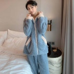 데일리 우정잠옷 집순이 남성 울 잠옷 세트 독특한