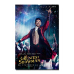 노브랜드 노 가장 위대한 쇼맨 핫 영화 3 실크 패브릭 벽 포스터 아트 장식 밝은 스티커 with frame