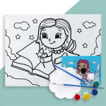 티처스 DIY 아크릴 캔버스 아트 그림 그리기 세트 직사각 요정 미술 그림그리기 미술키트 색칠하기