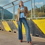 브이엔와이 스튜디오 Tailored herringbone two-button Jacket YZAJKN4