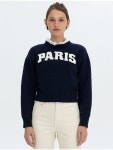 벤시몽 벤시몽 PARIS LOGO KNIT - BS3SKN566NV