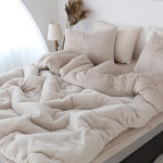 베이직톤 베이직톤 국내산 노스베어 극세사 이불세트 프리미엄 라셀 겨울이불 소프트베이지 LK 이불 패드 베개커버 세트