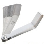 바이크 오토바이 엔진 밸브 나사 조정 스패너 도구 클리어런스 필러 게이지 0 005 -