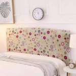 북유럽 스타일 고탄성 올 인클루시브 침대 헤드 커버 먼지 20 Color 14 1개 E W100cm x H50cm
