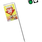 삼화 철재 POP 스탠드 A4 A3용 집게식 간판 포스터 진열 광고 소품 SP-102