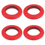 HLSICNALM 4PCS M365 PRO 10 전기 스쿠터 타이어 10X2 WANDA 타이어용 팽창식 솔리드 타이어
