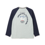 레베끌레 레노마키즈 배색 라글란 베이직 티셔츠 R2435T142