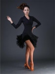 브이넥 수술 라인댄스 원피스 방송 라틴 살사 드레스 2종 A 라인댄스 원피스 댄스복