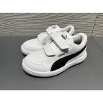 푸마 에스마켓 S마켓 푸마 PUMA EVOLVE COURT V PS 이볼브 코트 가벼운 쿠션좋은 신기편한 벨크로 레더 코트화 아동화 210 WHITE... 