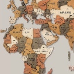 나무 세계지도 인테리어 회의실 3d입체 단단한 스터디 장식 중형 벽부착 나무색 데코월 200개의 국기 압정 200개의 국기 압정 중