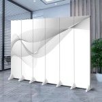 데스크 파티션 공간분리가림막 간이파티션 회사 비침방지1부채 폭 0 4m 높이 2m