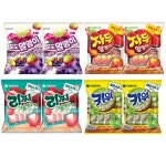 오리온 오리온 자두 리찌 포도 키위216g 알맹이젤리 4종 2세트 216g