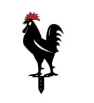 닭 울타리 장식 동상 정원 농장 마당 수지 공예 암탉 조각 야외 집들이 수영장 07 E