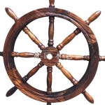 조타수 핸들 레트로 인테리어 6발톱 스티어링 방향키