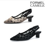 포멜카멜레 포멜카멜레 O 레터링 망사 슬링백 FKG1F1SG315