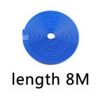 범용 자동차 림 보호 스트립 휠 에지 보호대 스티커 타이어 케어 커버 스타일링 8m-blue