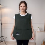 오르모 조끼 앞치마 블랙올리브 카페 어린이집 미용실