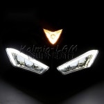 UNKNOWN UNKNOWN YAMAHA R3 25 튜닝호환 엘이디 헤드라이트 어셈블라 1개 LED 백색라이트 어셈블리