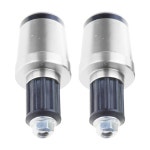 오토바이 핸들 바 끝 그립 금속 핸들 바 카운터 웨이트 플러그 슬라이더