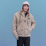 체이스컬트 양털 보아 후드 집업 CFRU4324D0