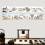 미식가 일월오봉도 인테리어 오봉도 소재 일월오봉도병풍 사이즈 터인화지