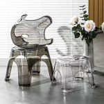 발받침 스툴 의자 소 화장실 목욕탕 투명