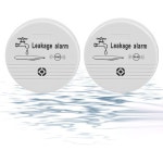 누수경보기 물 90dB 가정용 무선 누수감지기 센서 주방 화장실 세탁실 차고지 2팩배터리 미포함